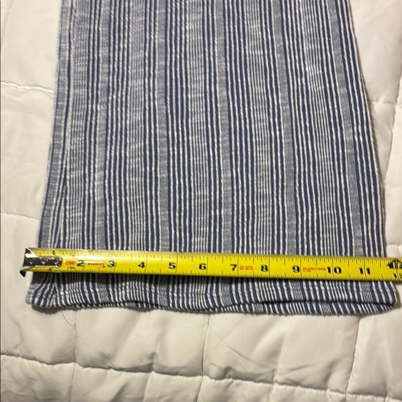 Striped Blue and White Jumpsuit Caution to the Wind - Picture 8 of 11